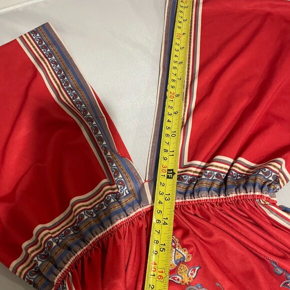 Twenty One V Neck Sundress Pretty Paisley Print Size Medium - Picture 12 of 13